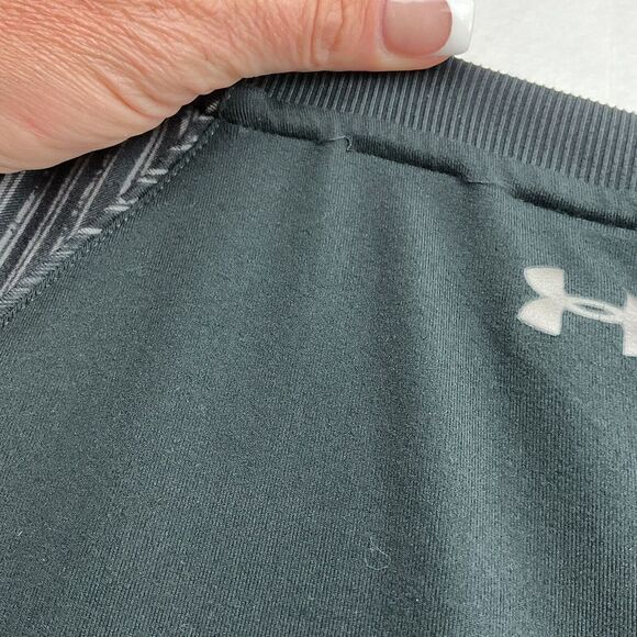 Under Armour Jacket Women’s Medium Black Full Zip Semi-Fitted All Season Gear - Picture 10 of 10